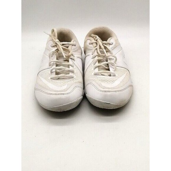 Nike Womens Sneakers Cheer White Low Top Lace Up Walking Shoe Padded Flat Heel 9 - Picture 4 of 11